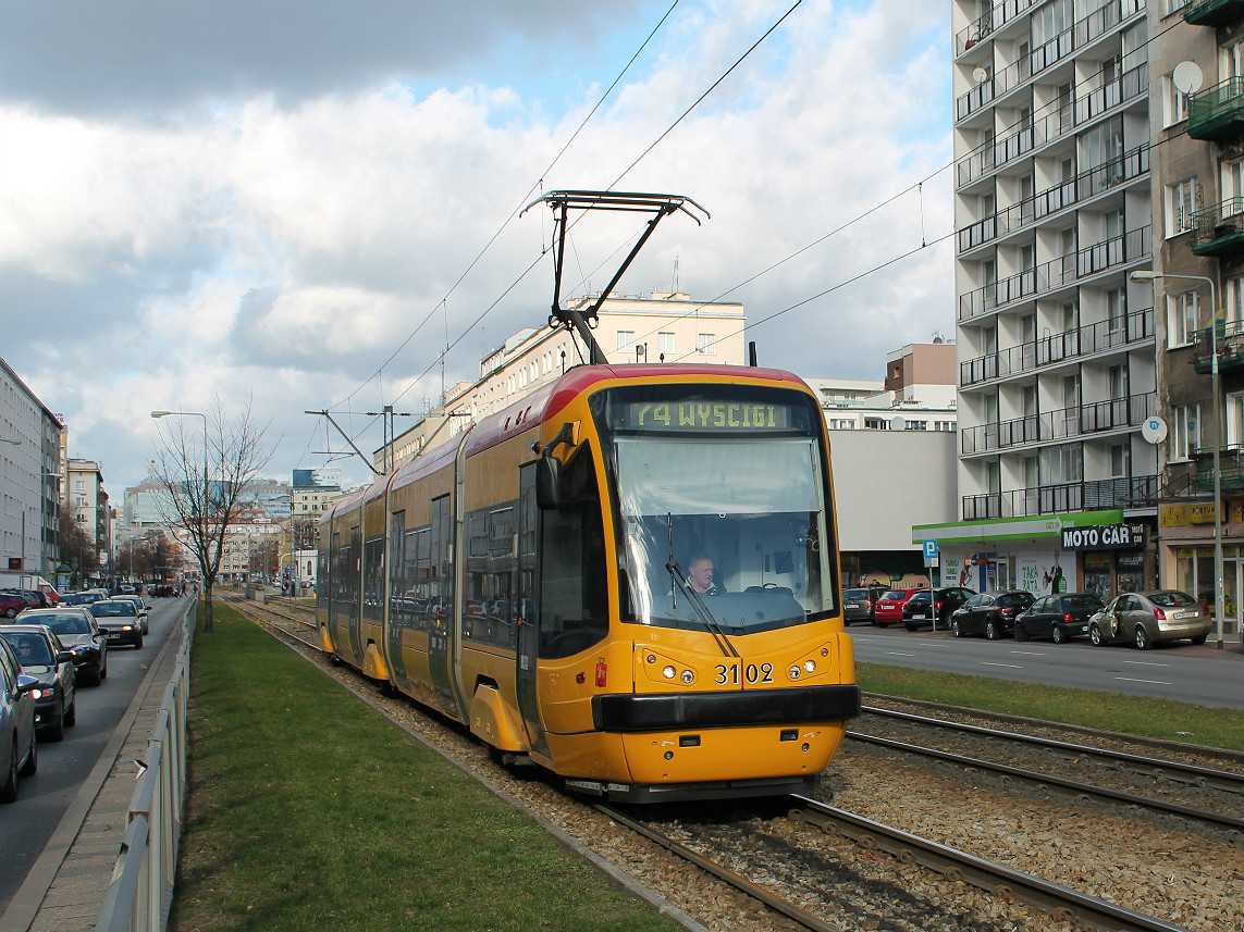 Варшава, PESA Tramicus 120N № 3102