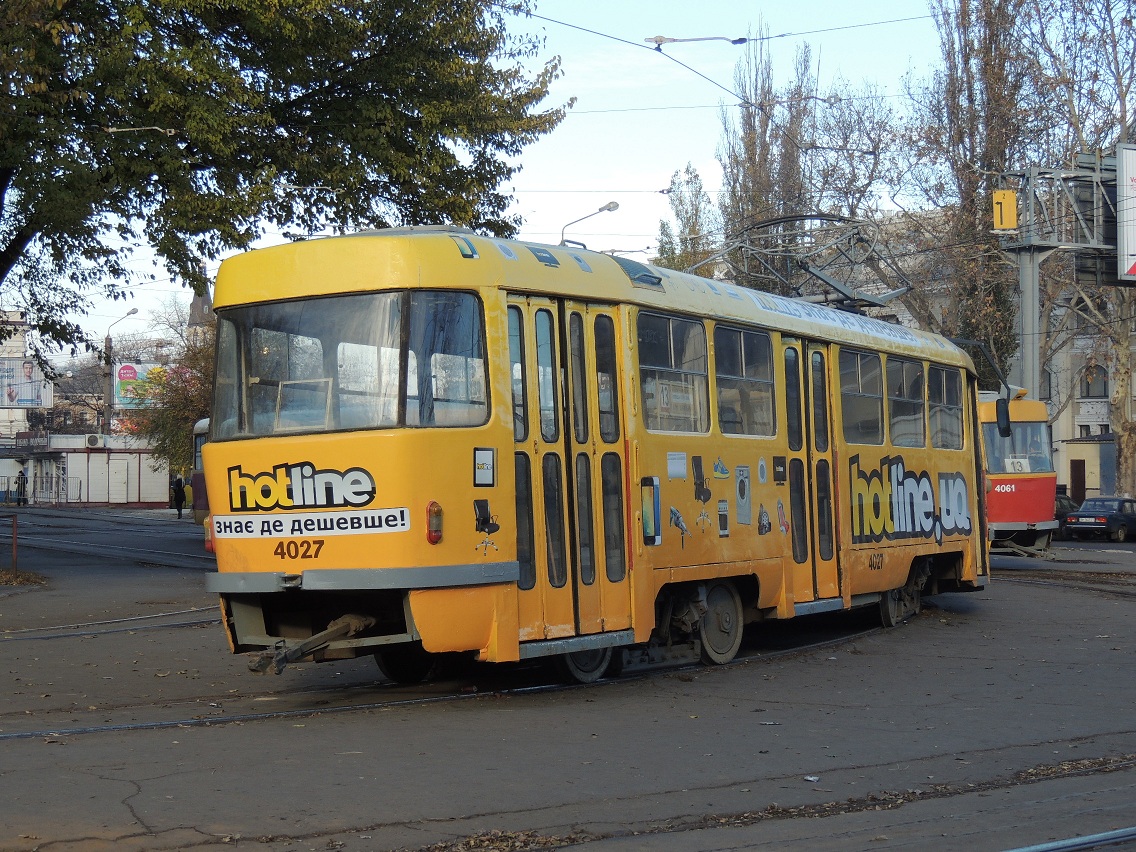 Одесса, Tatra T3SU № 4027