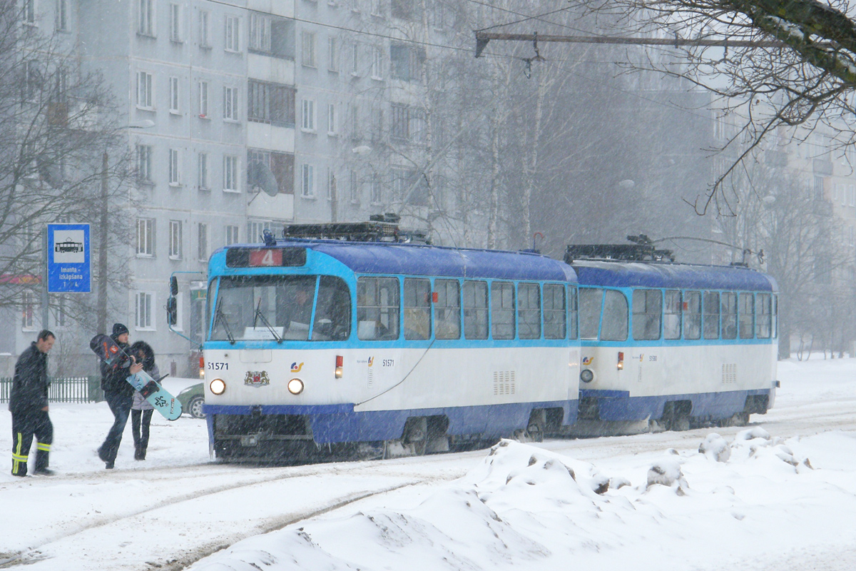Рига, Tatra T3A № 51571
