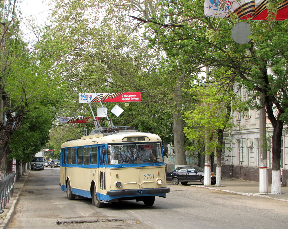 Крымский троллейбус, Škoda 9TrH27 № 3701