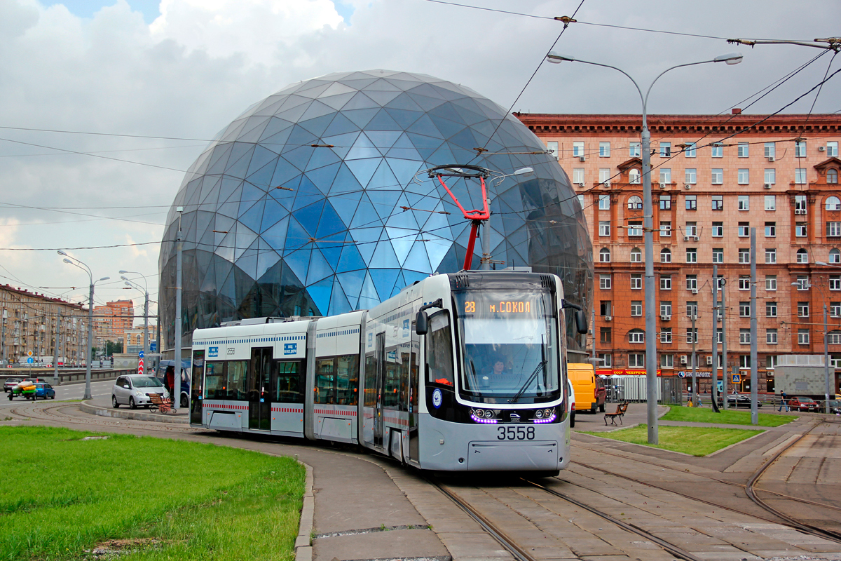 Москва, 71-414 (Pesa Fokstrot) № 3558