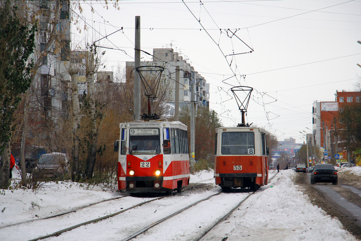 Омск, 71-605А № 22; Омск, 71-605А № 55