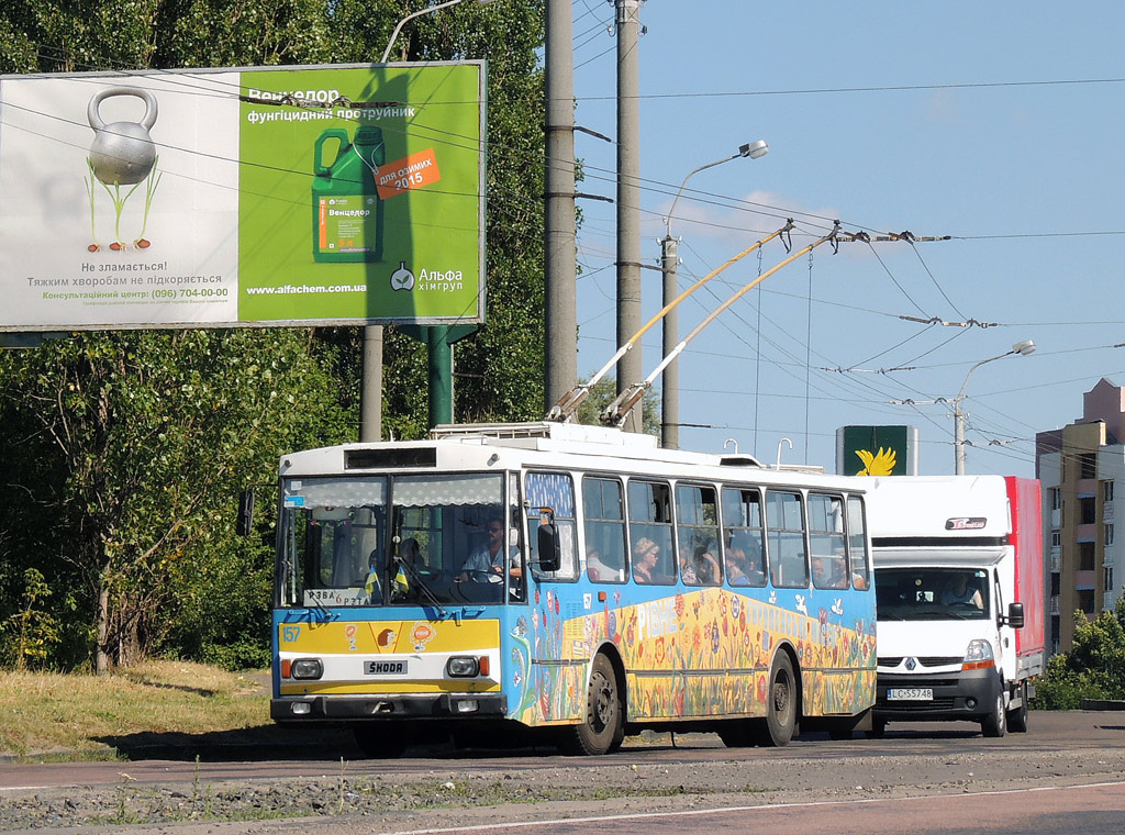 Ровно, Škoda 14Tr10/6 № 157