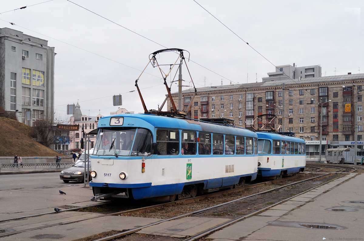 Харьков, Tatra T3A № 5117