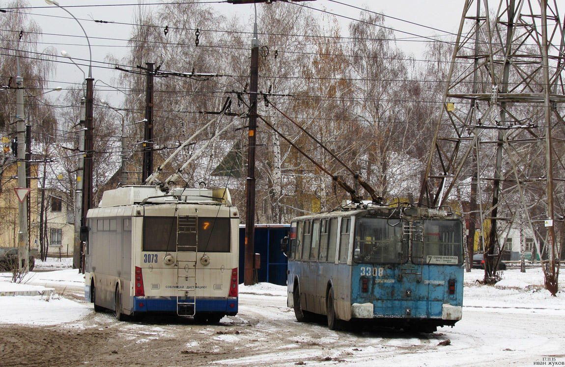 Тольятти, Тролза-5265.00 «Мегаполис» № 3073; Тольятти, ЗиУ-682В-012 [В0А] № 3308