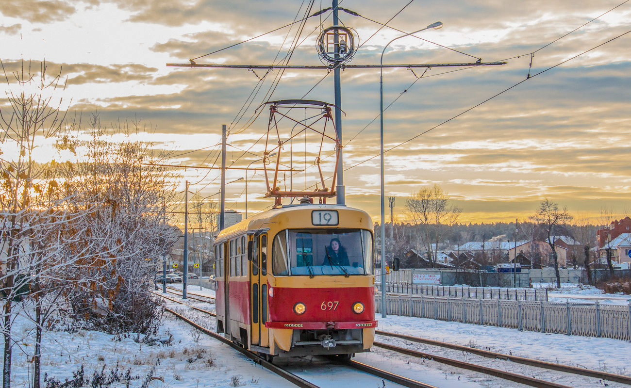 Екатеринбург, Tatra T3SU № 697