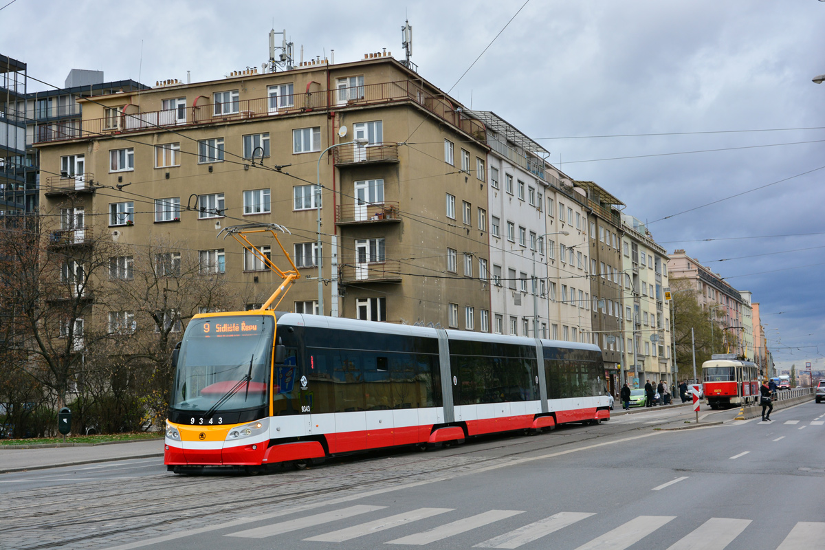 Прага, Škoda 15T4 ForCity Alfa Praha № 9343