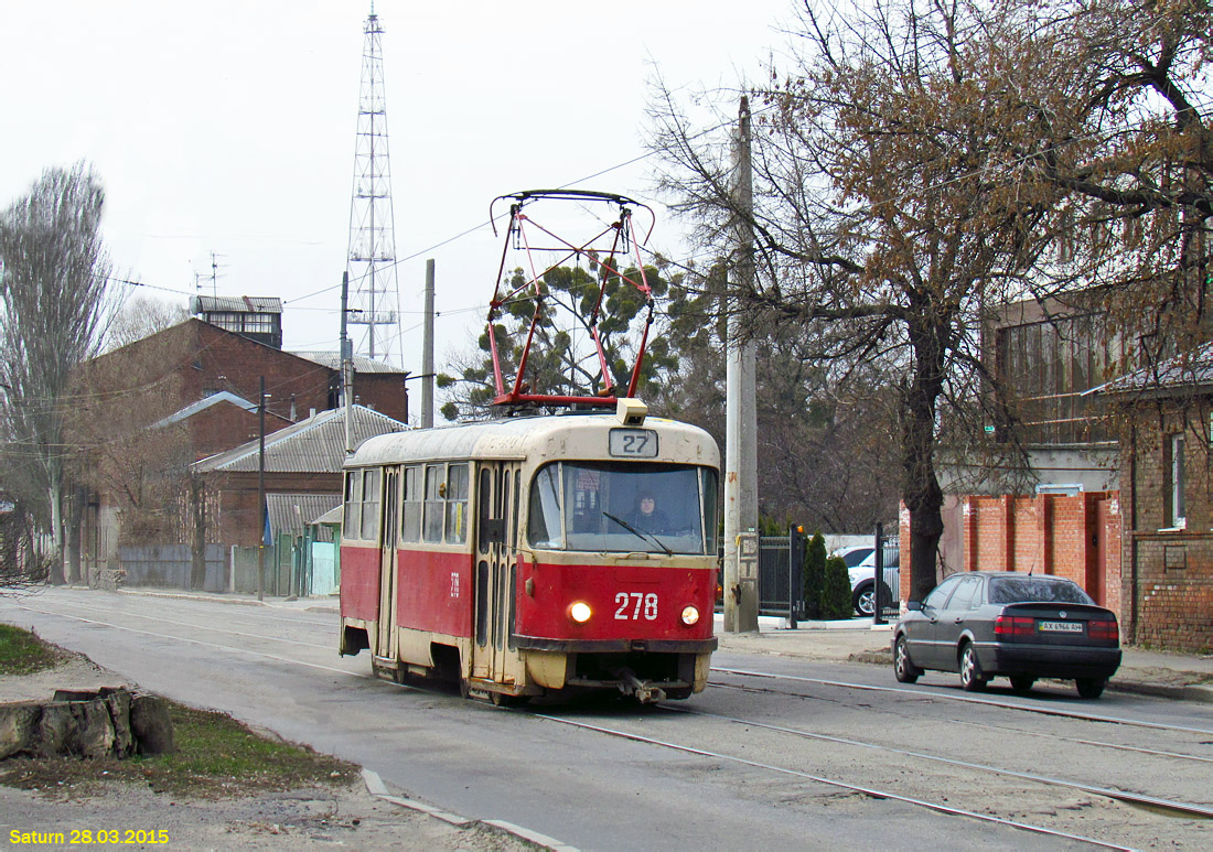 Харьков, Tatra T3SU № 278