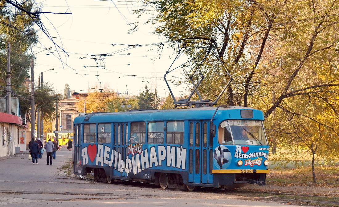 Одесса, Tatra T3R.P № 3302