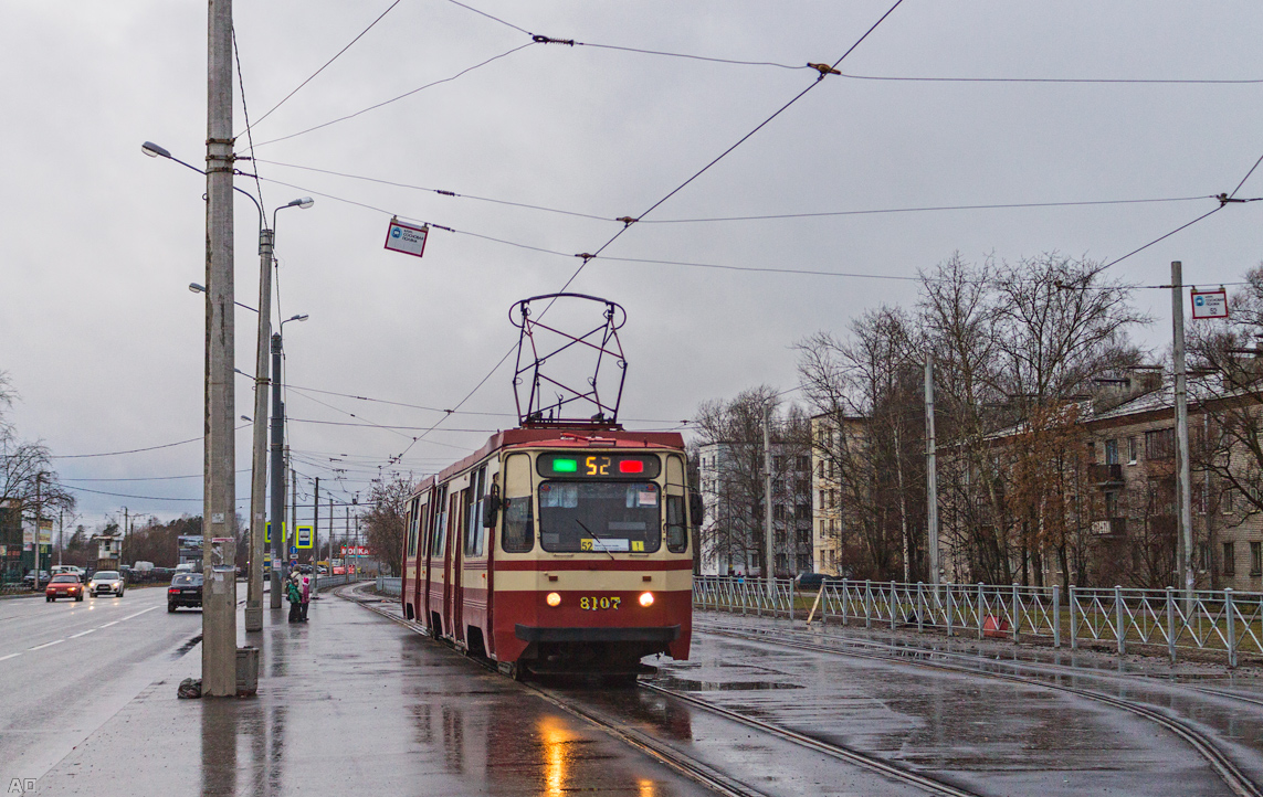 Санкт-Петербург, 71-147К (ЛВС-97К) № 8107 Санкт-Петербург, 71-147К (ЛВС-97К) № 8107