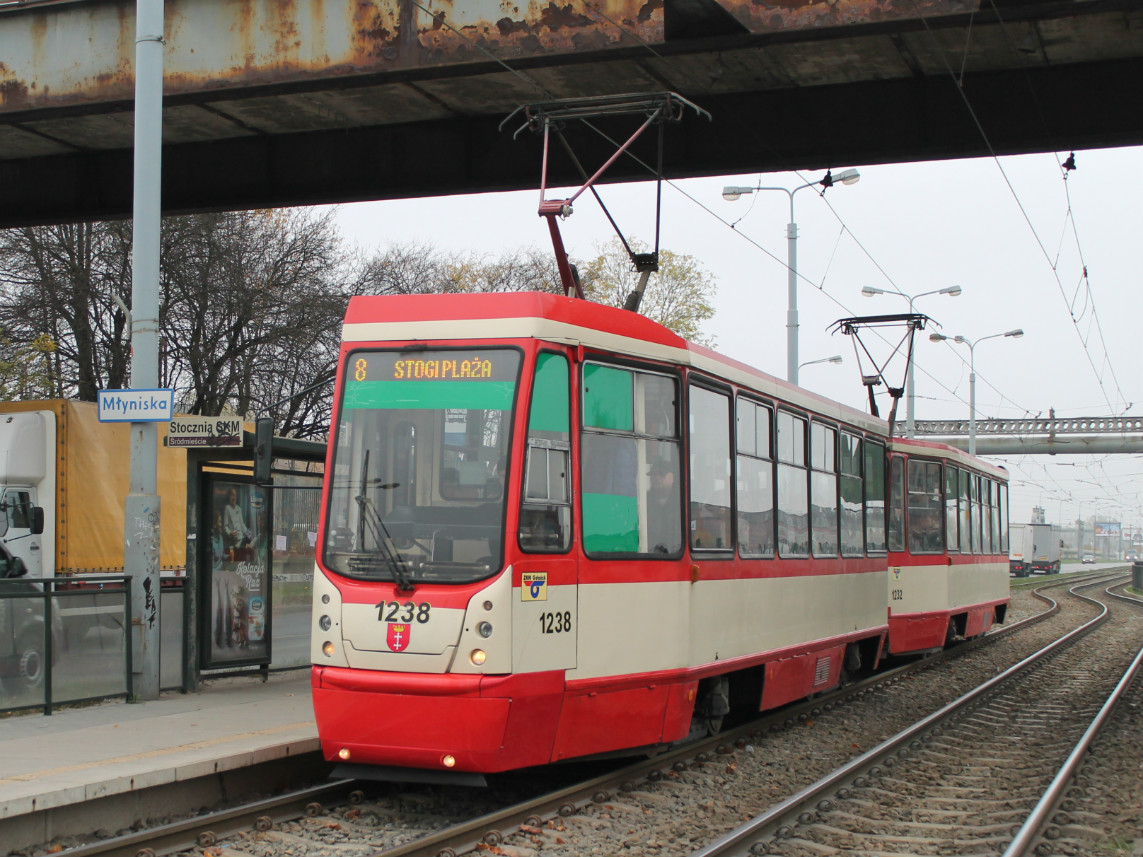 Гданьск, Konstal 105Na № 1238