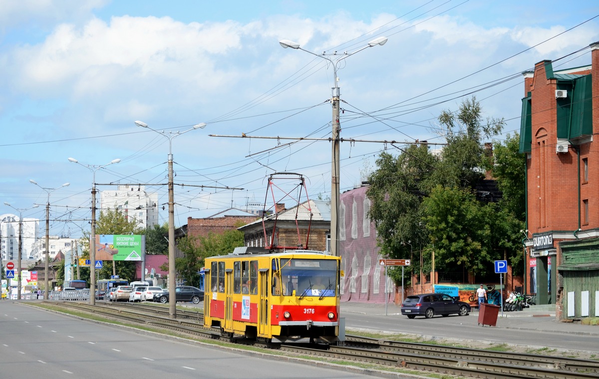 Барнаул, Tatra T6B5SU № 3176
