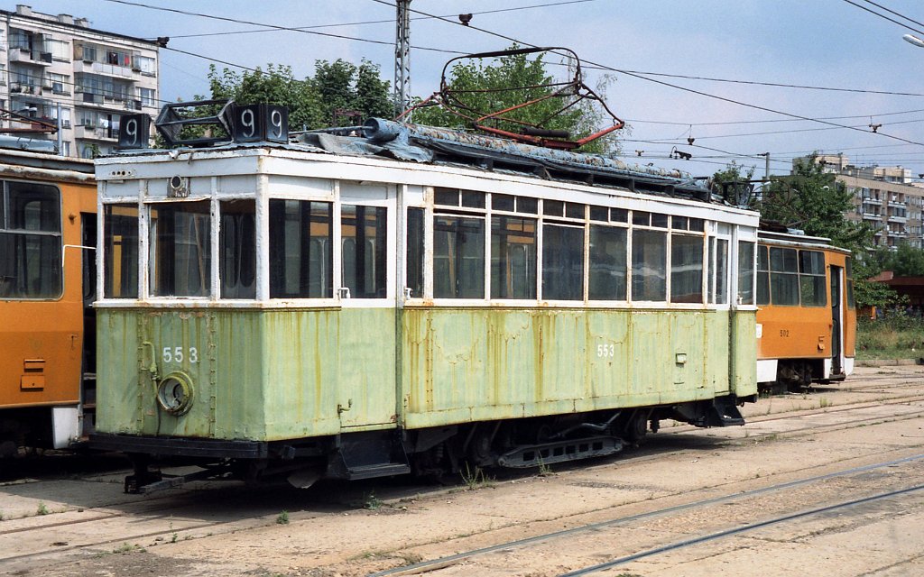 Sofia, MAN/Siemens č. 553; Sofia — Historical — Тramway photos (1990–2010)