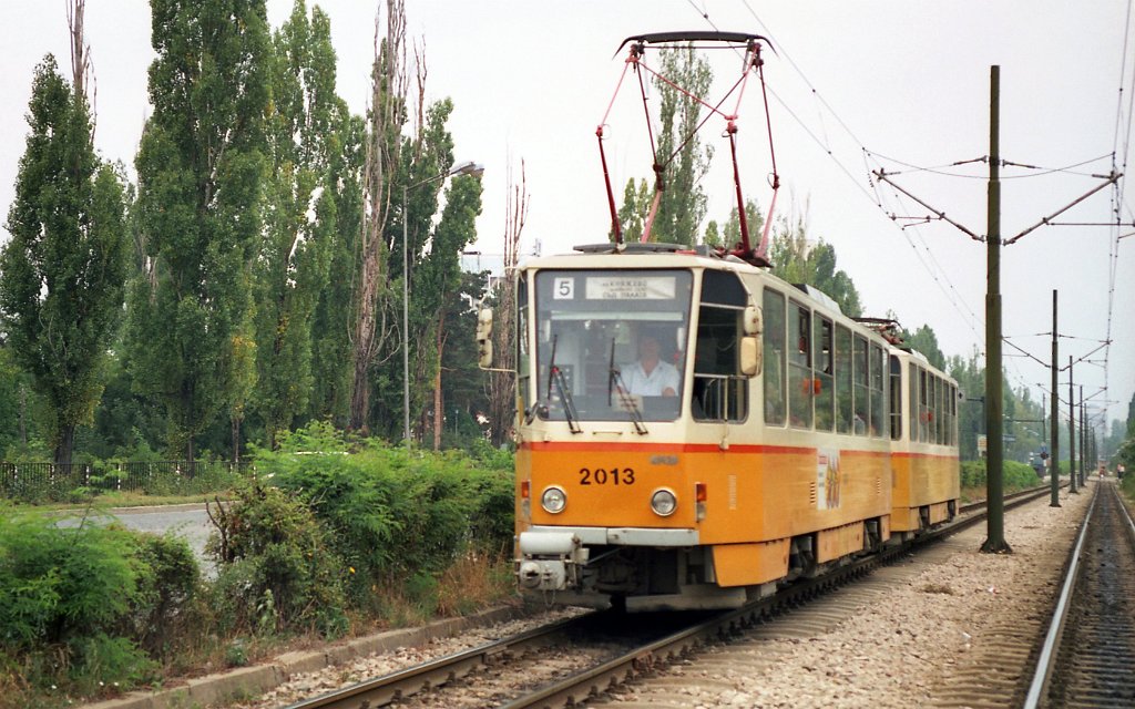 Sofia, Tatra T6A2B № 2013; Sofia — Historical — Тramway photos (1990–2010) Sofia, Tatra T6A2B № 2013; Sofia — Historical — Тramway photos (1990–2010)