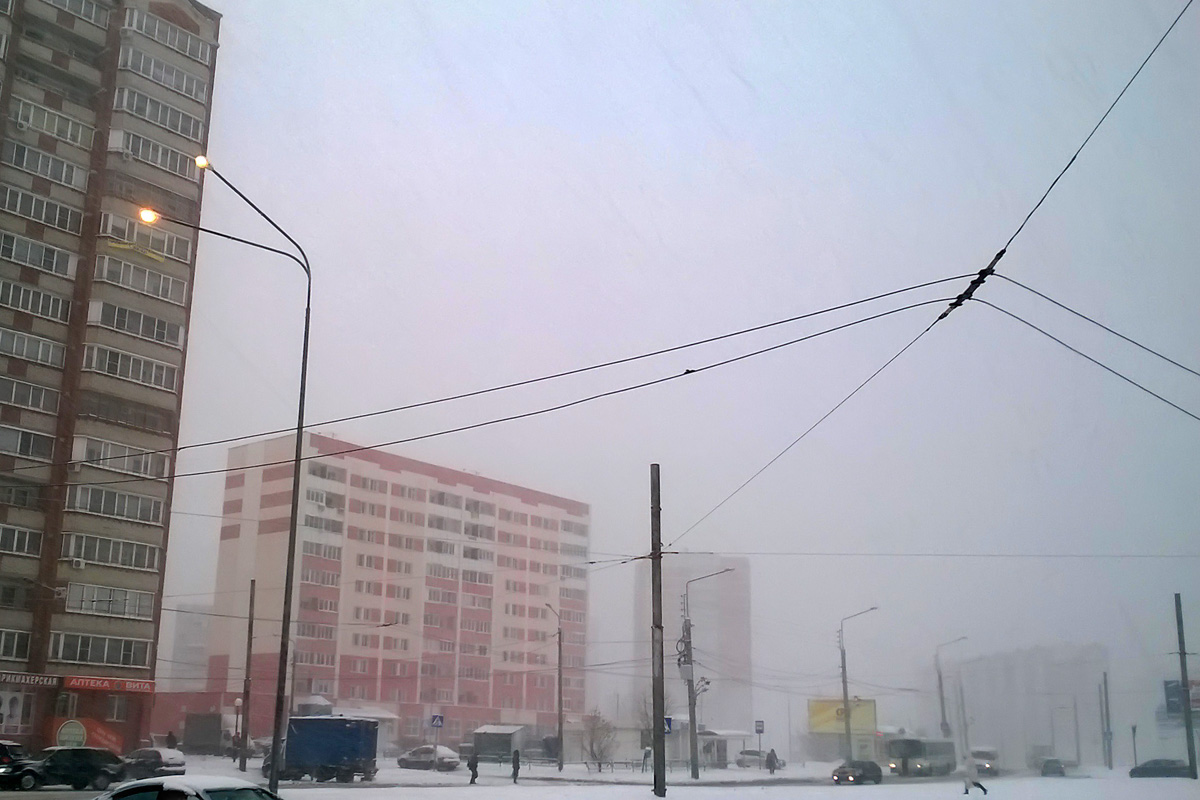 Penza — Building trolleybus line in mikroraion Zaprudniy