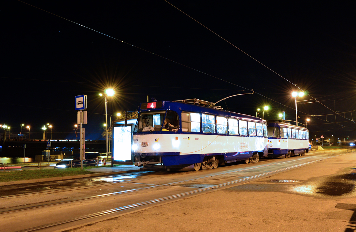Рига, Tatra T3A № 30874