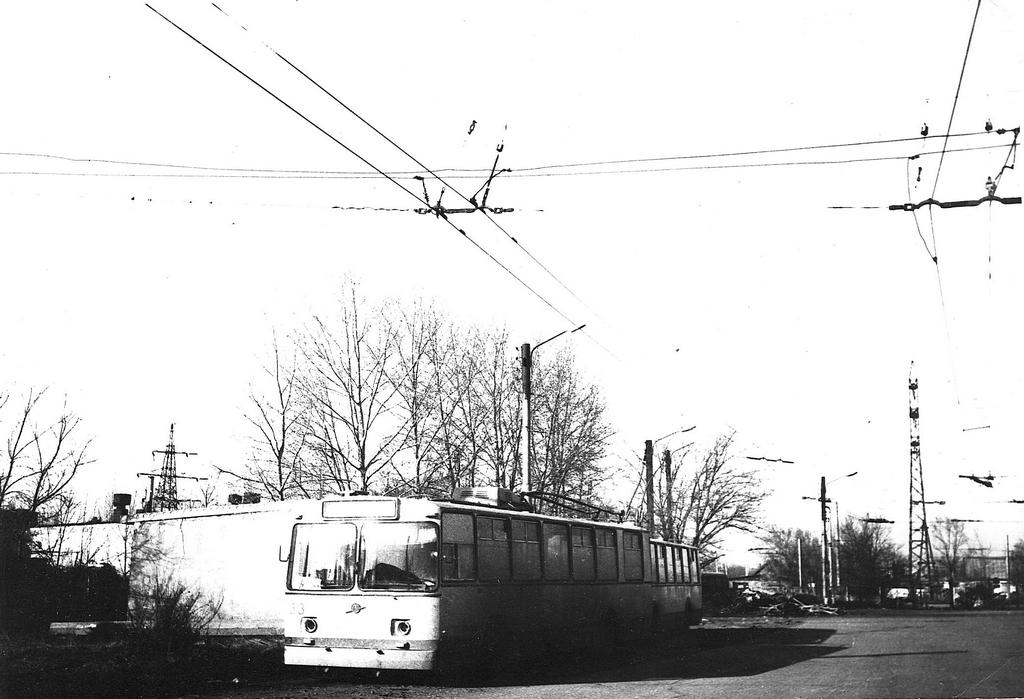 Karaganda, ZiU-682V Br. 53; Karaganda — Old photos (up to 2000 year); Karaganda — Trolleybus Depot