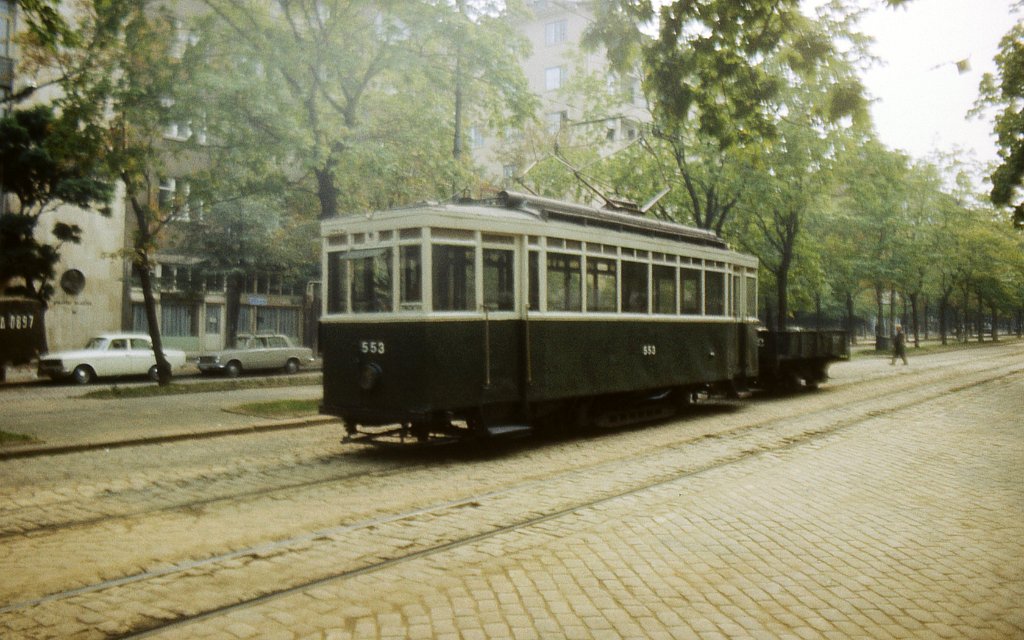 София, MAN/Siemens № 553; София — Исторически снимки — Трамвайни мотриси (1945–1989)