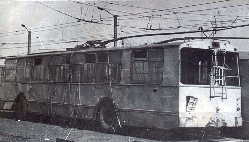 Karaganda, ZiU-682V # 35; Karaganda — Old photos (up to 2000 year); Karaganda — Trolleybus Depot