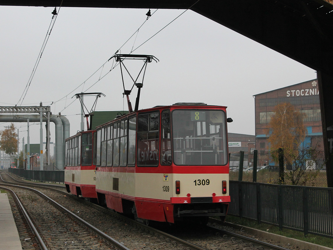 Гданьск, Konstal 105Nch № 1309