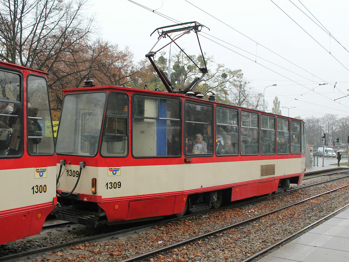 Гданьск, Konstal 105Nch № 1309