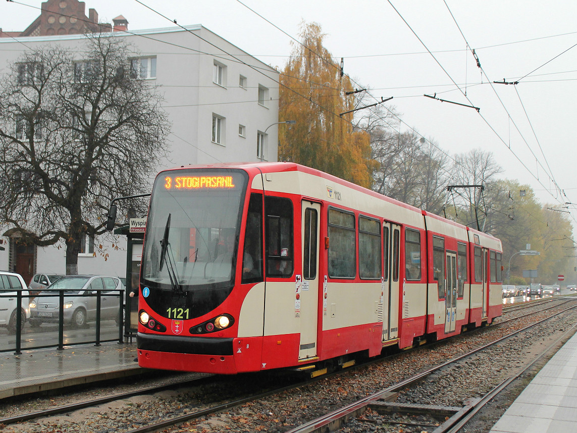 Гданьск, Duewag N8C-MF 01 № 1121