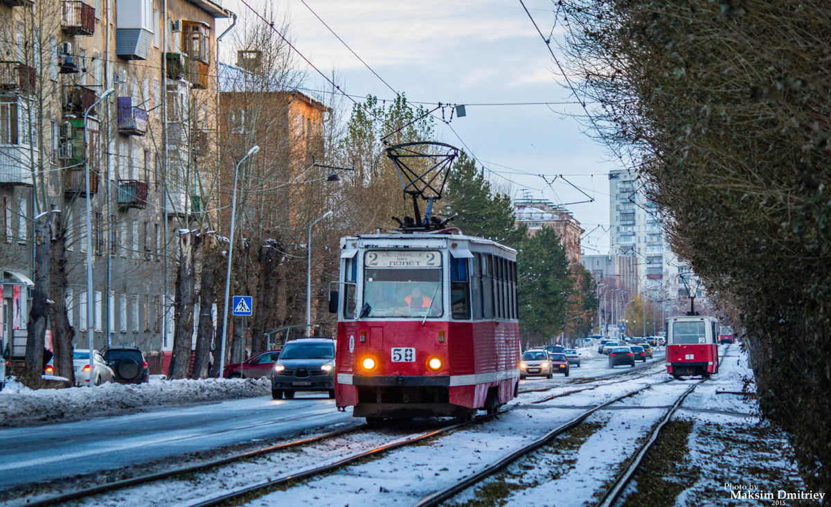 Омск, 71-605 (КТМ-5М3) № 58