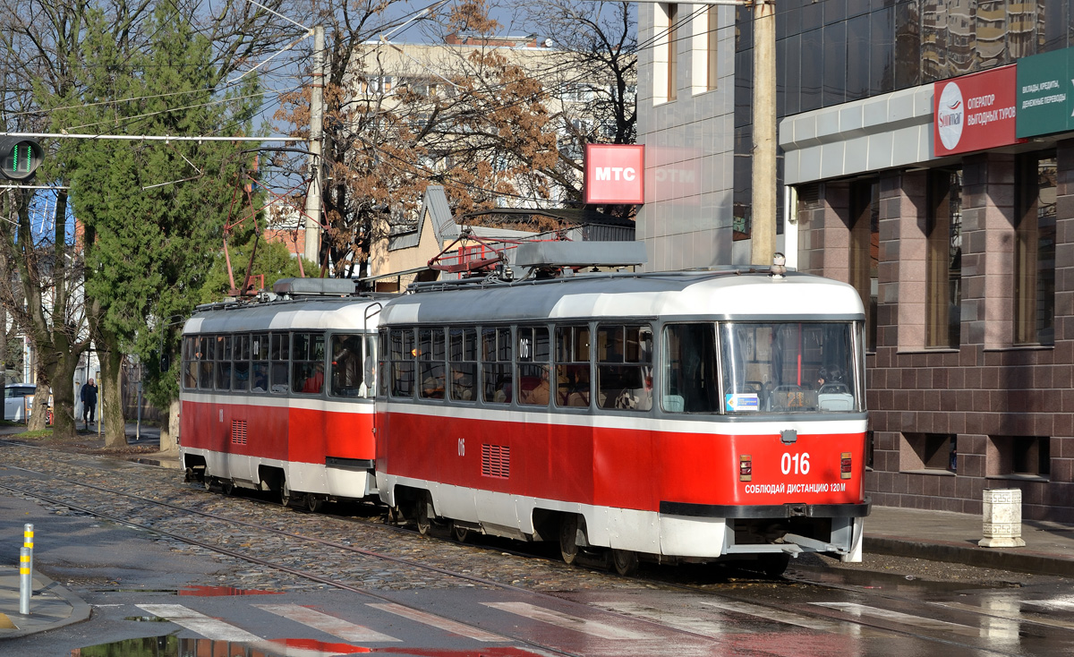 Краснодар, Tatra T3SU КВР ТРЗ № 016