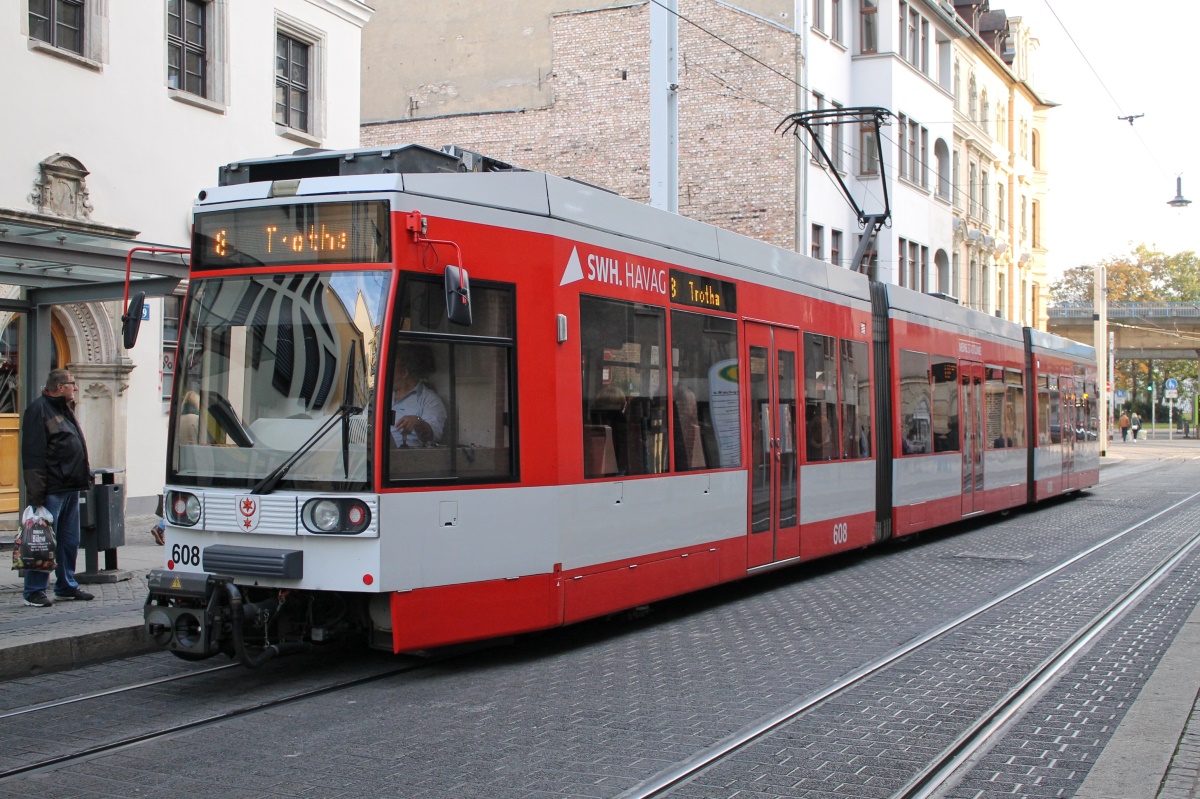 Галле, Duewag MGT6D № 608