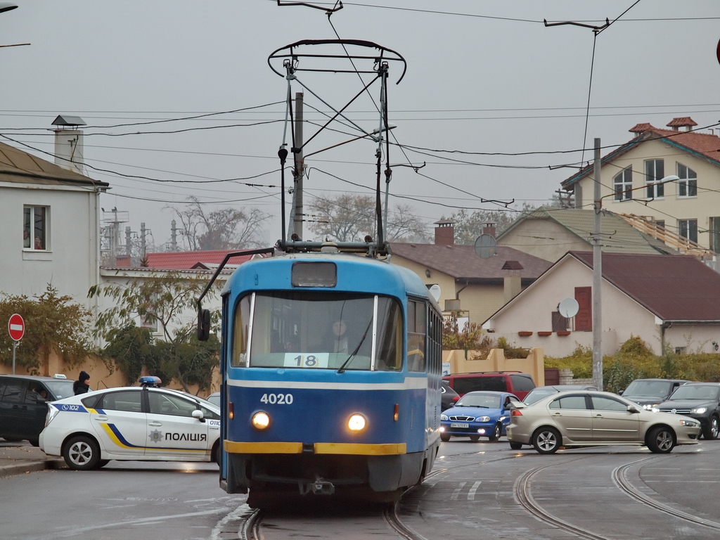 Одесса, Tatra T3R.P № 4020