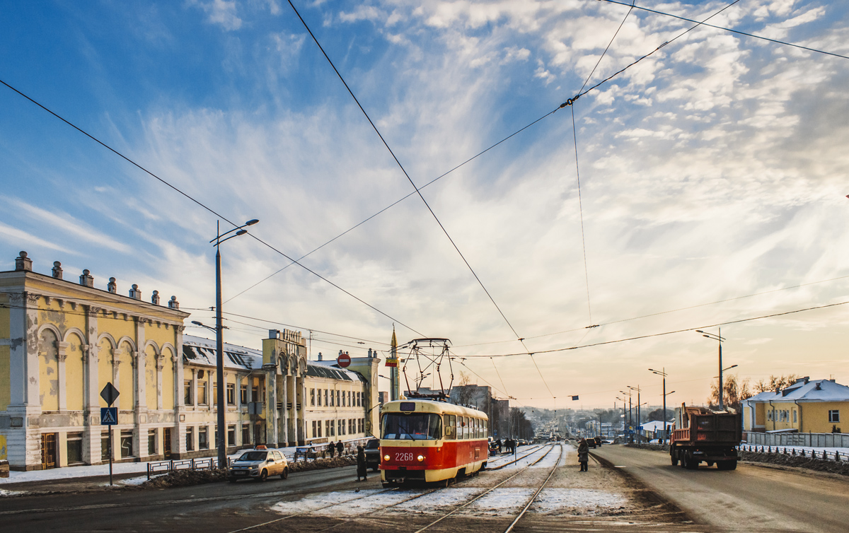 Ижевск, Tatra T3SU (двухдверная) № 2268