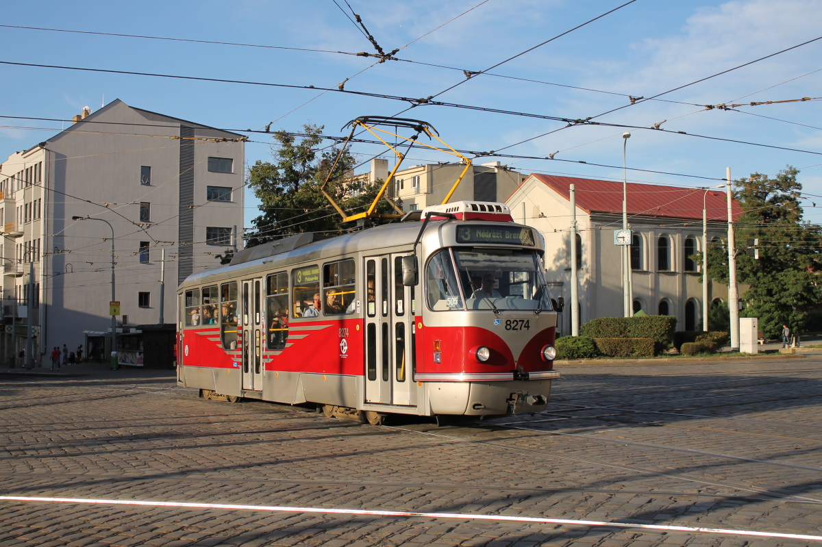 Прага, Tatra T3R.PLF № 8274