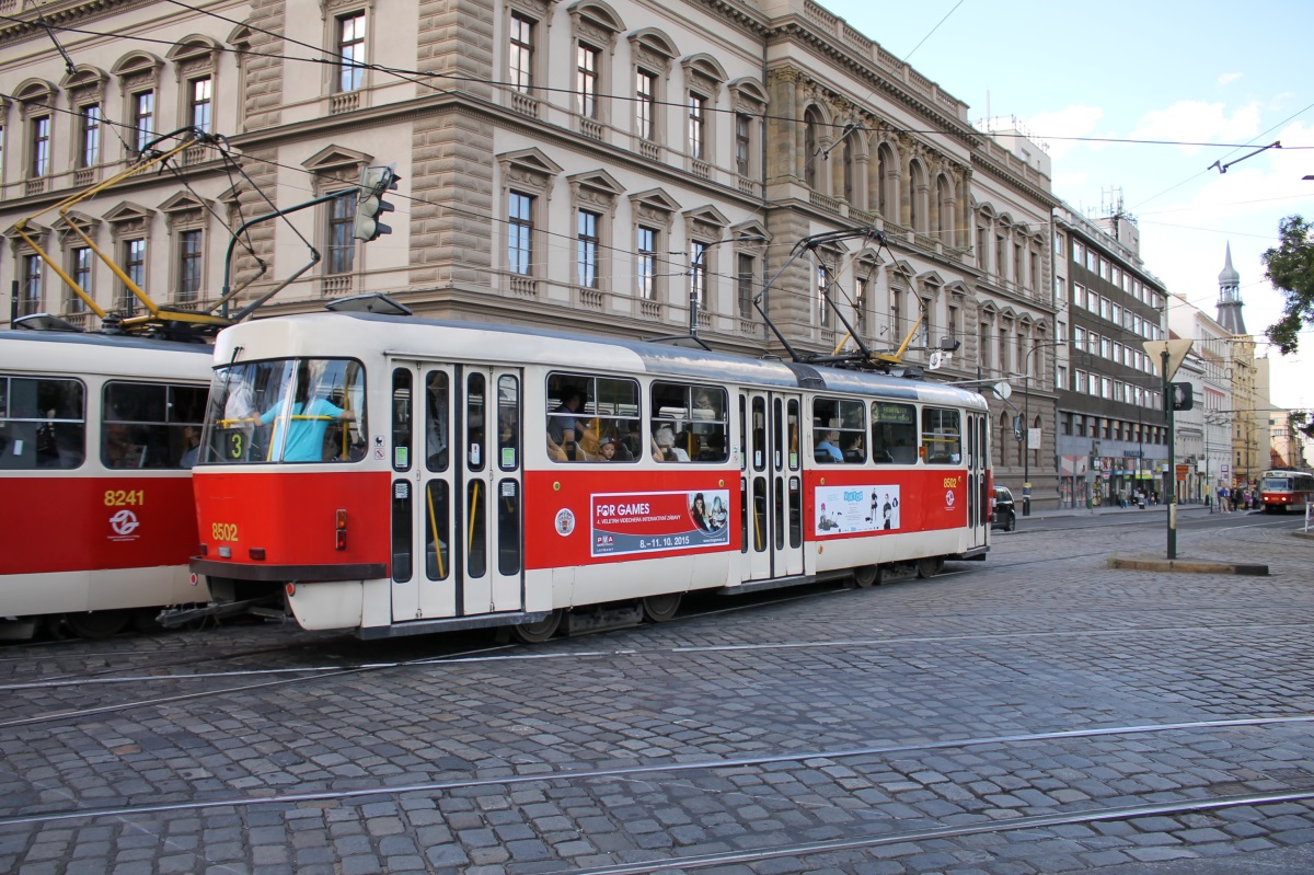 Прага, Tatra T3R.P № 8502