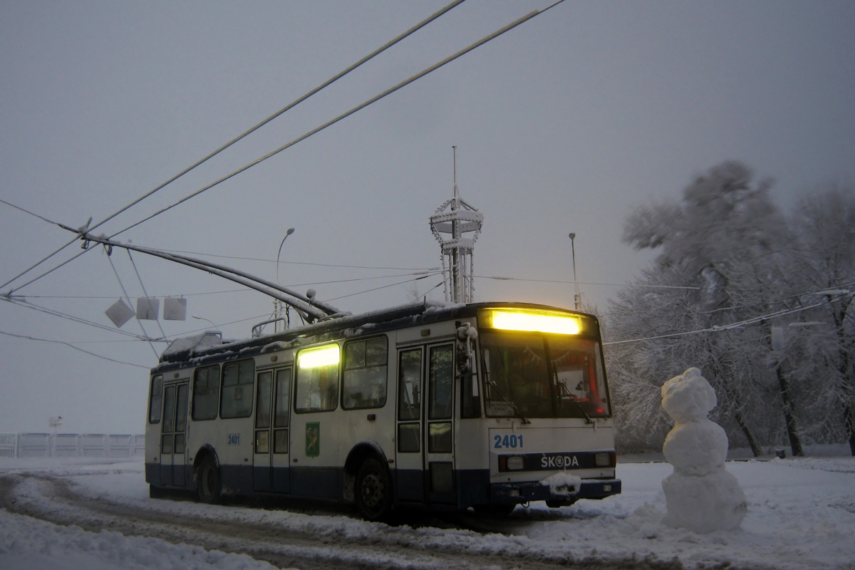 Харьков, Škoda 14Tr18/6M № 2401; Харьков — Происшествия