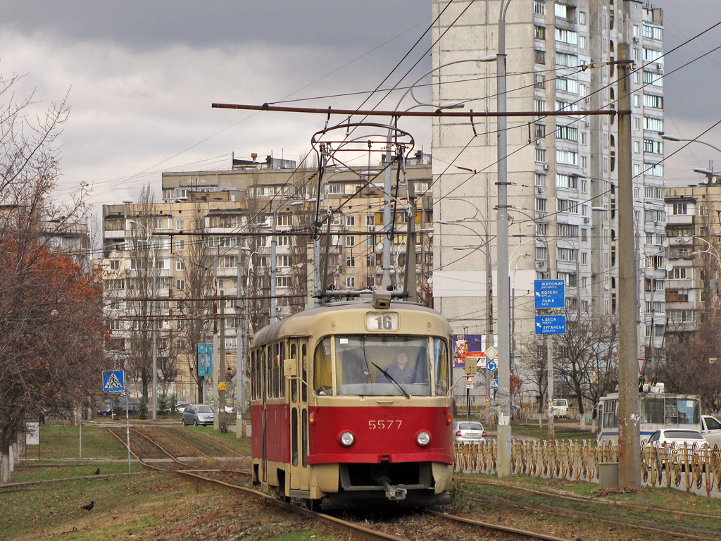 Киев, Tatra T3SU № 5577