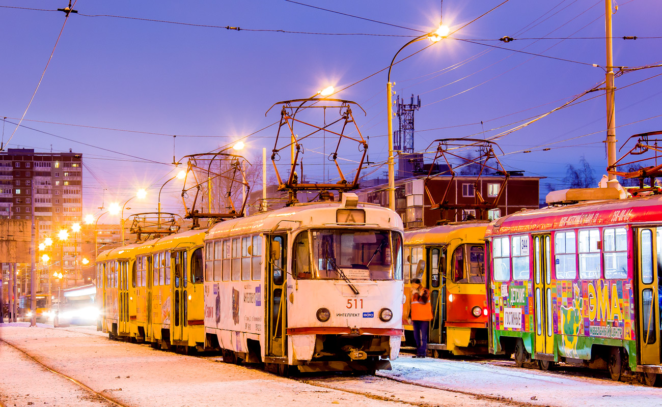 Екатеринбург, Tatra T3SU (двухдверная) № 511
