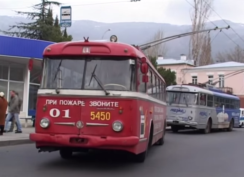 Крымский троллейбус, Škoda 9Tr18 № 5450; Крымский троллейбус, Škoda 9Tr18 № 5451