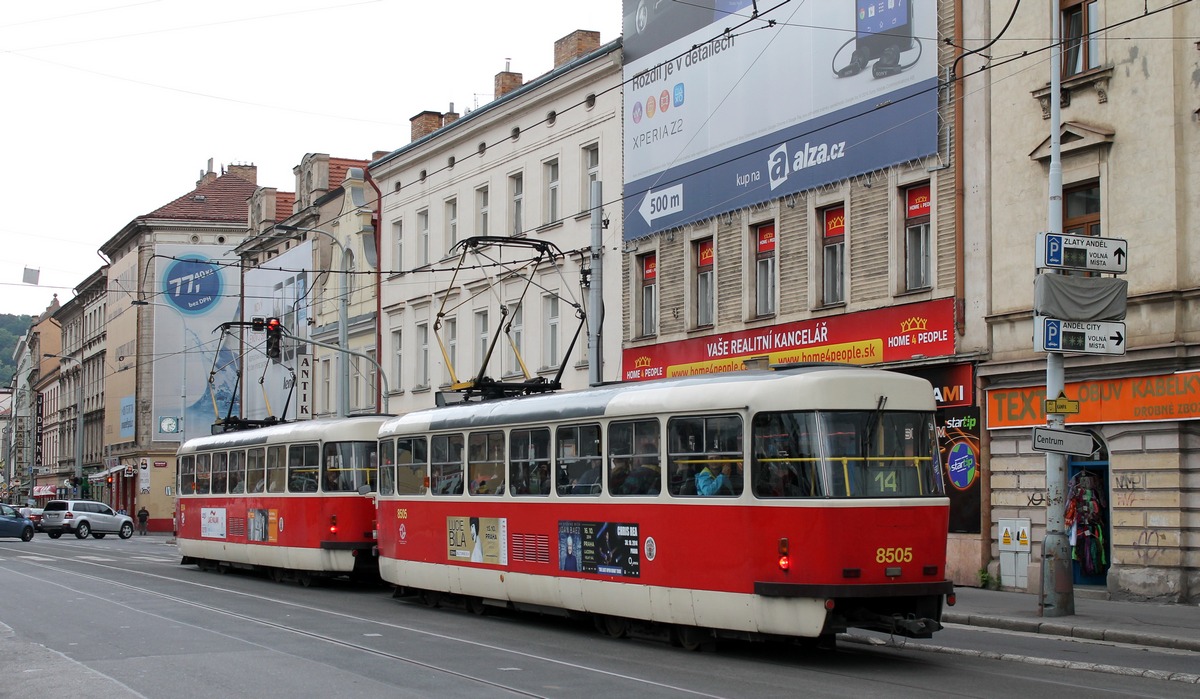 Прага, Tatra T3R.P № 8505