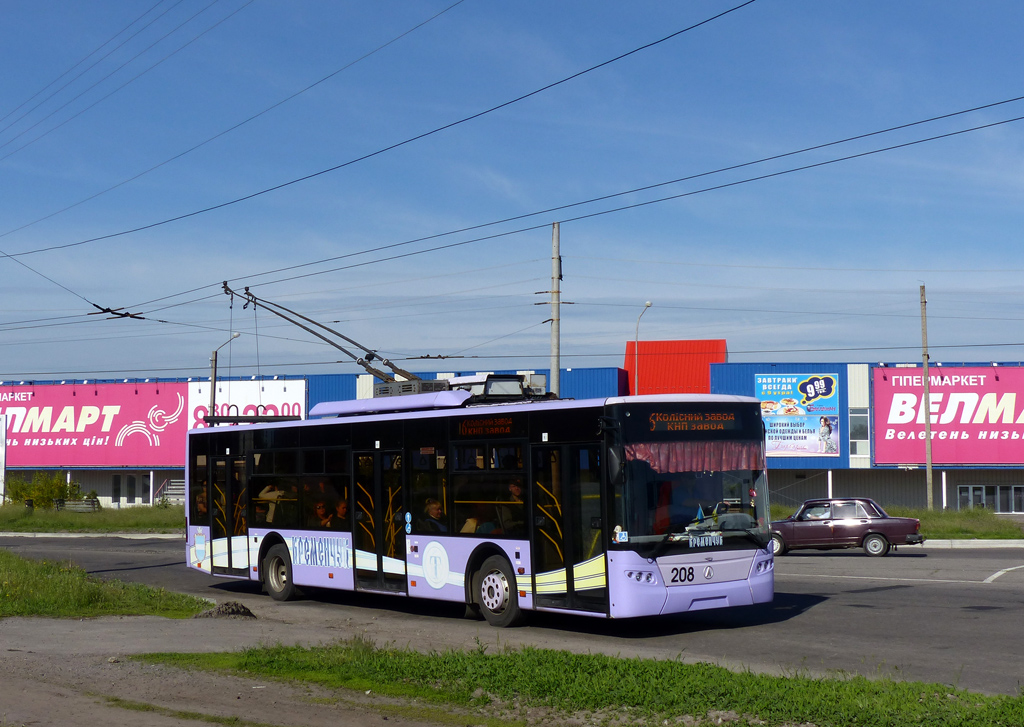 Кременчуг, LAZ E183A1 № 208 Кременчуг, LAZ E183A1 № 208