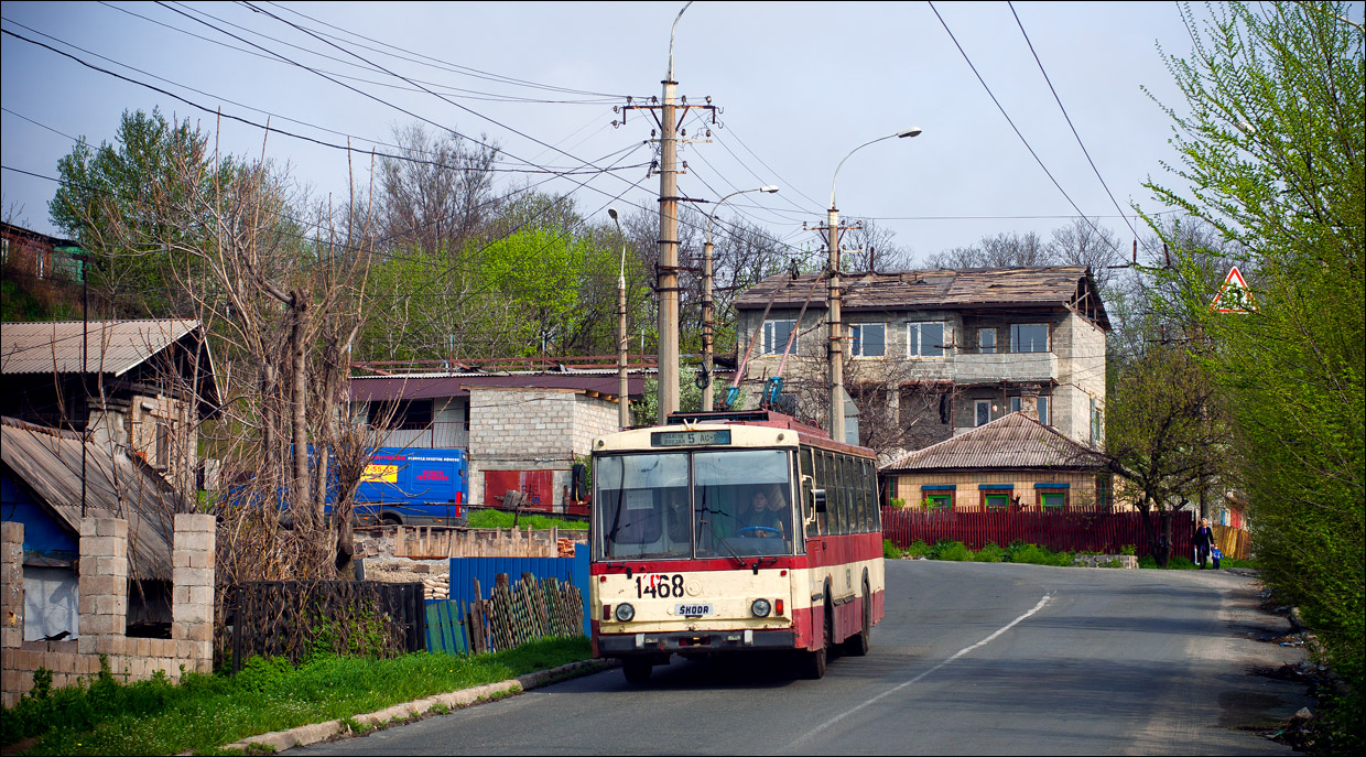 Мариуполь, Škoda 14Tr89/6 № 1468