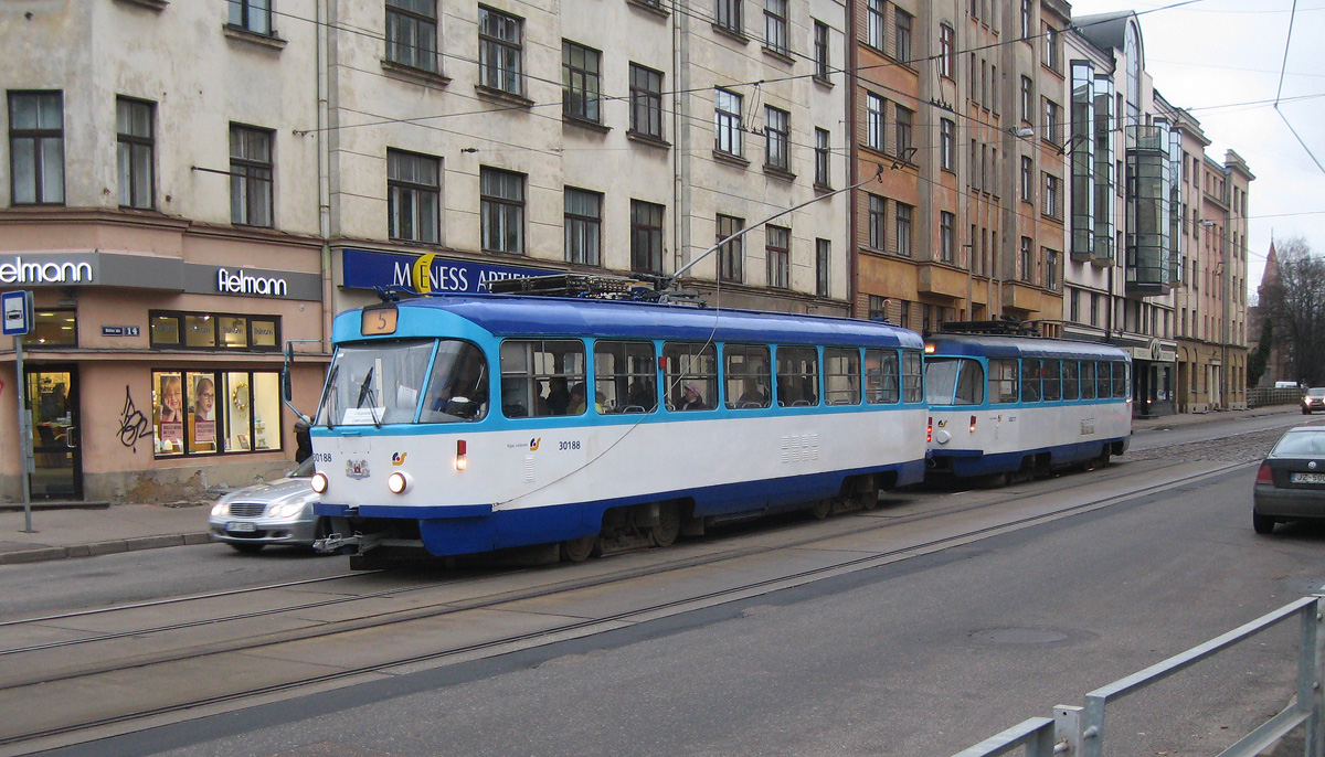 Рига, Tatra T3A № 30188