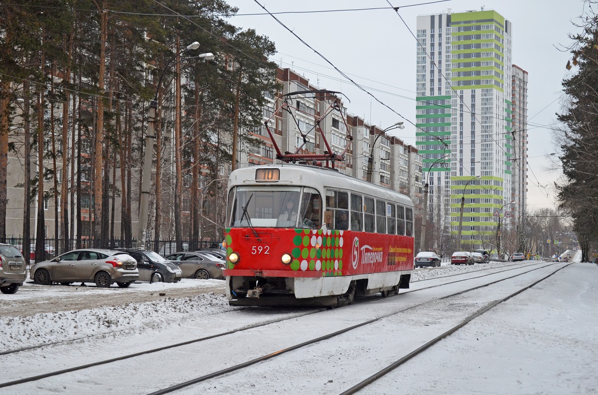 Jekaterinburga, Tatra T3SU № 592