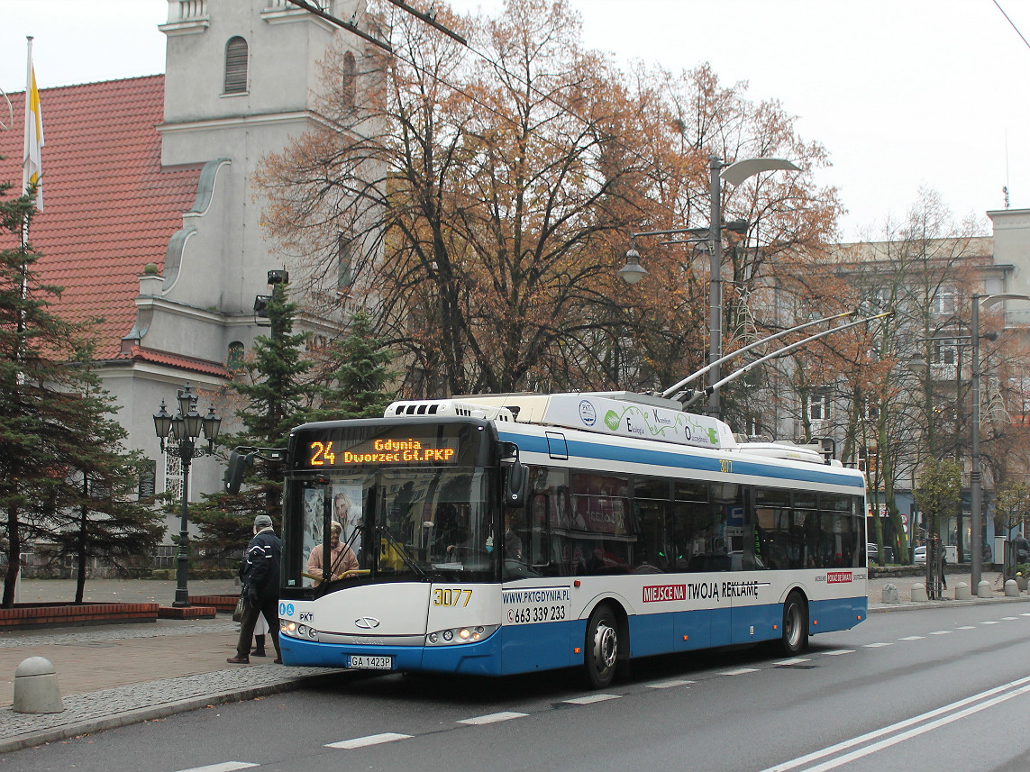 Гдыня, Solaris Trollino III 12 M № 3077