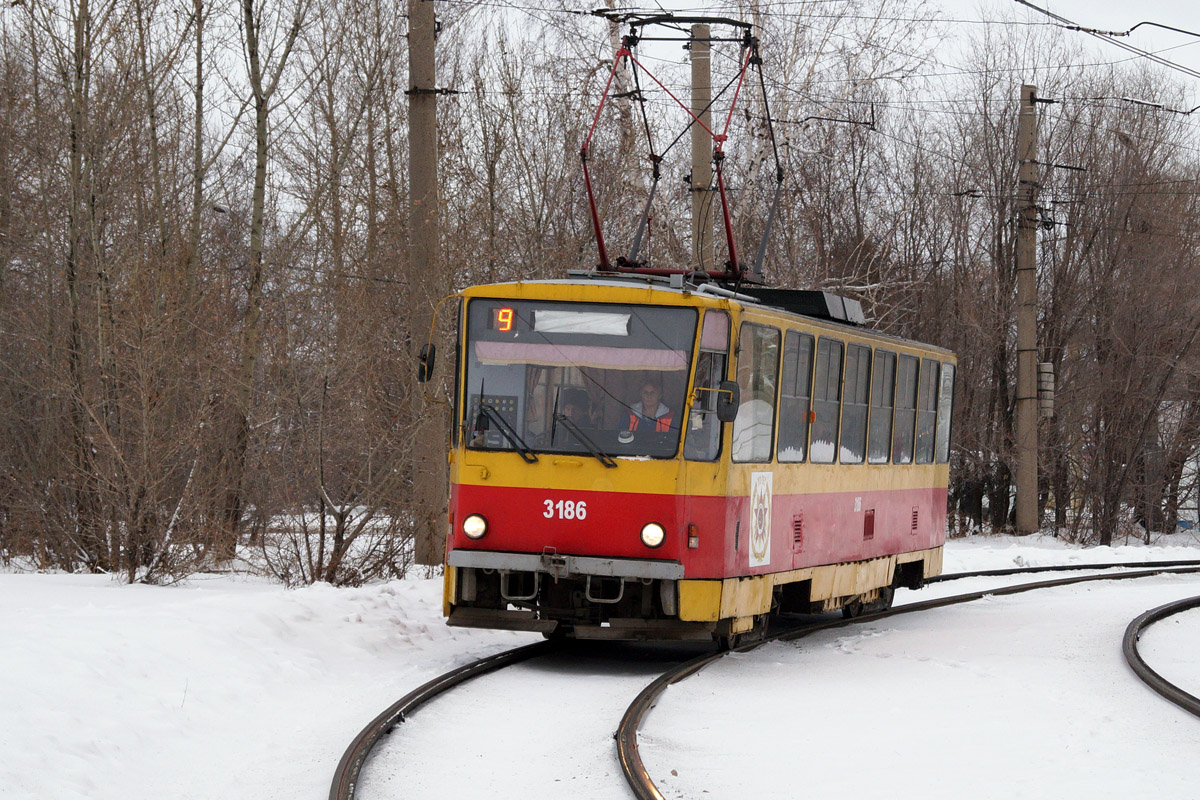 Барнаул, Tatra T6B5SU № 3186