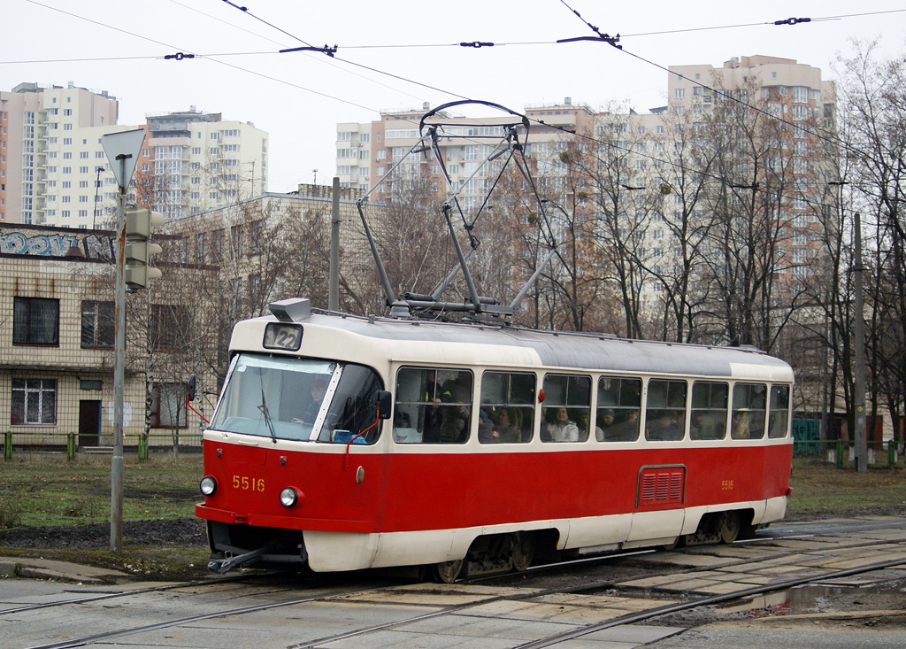 Киев, Tatra T3SU № 5516