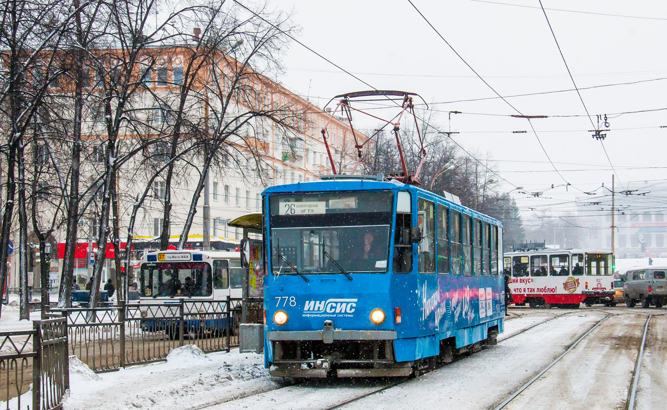 Екатеринбург, Tatra T6B5SU № 778