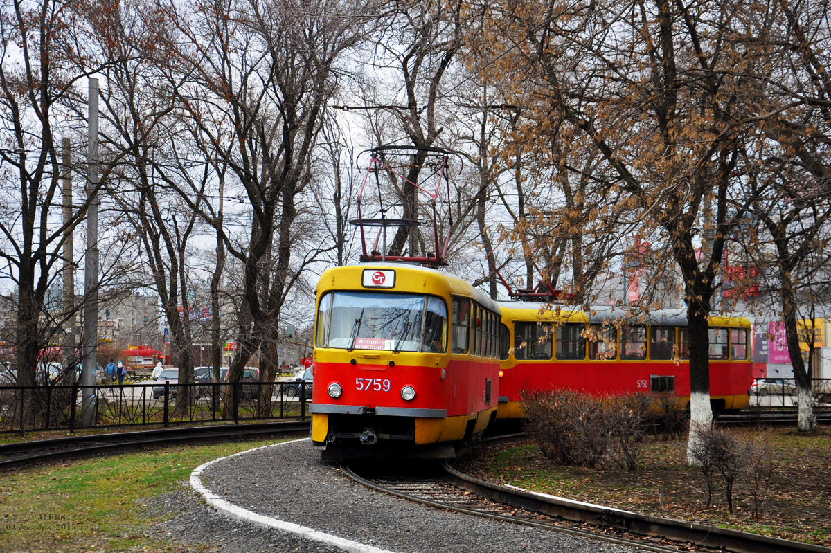 Волгоград, Tatra T3SU № 5759; Волгоград, Tatra T3SU № 5760