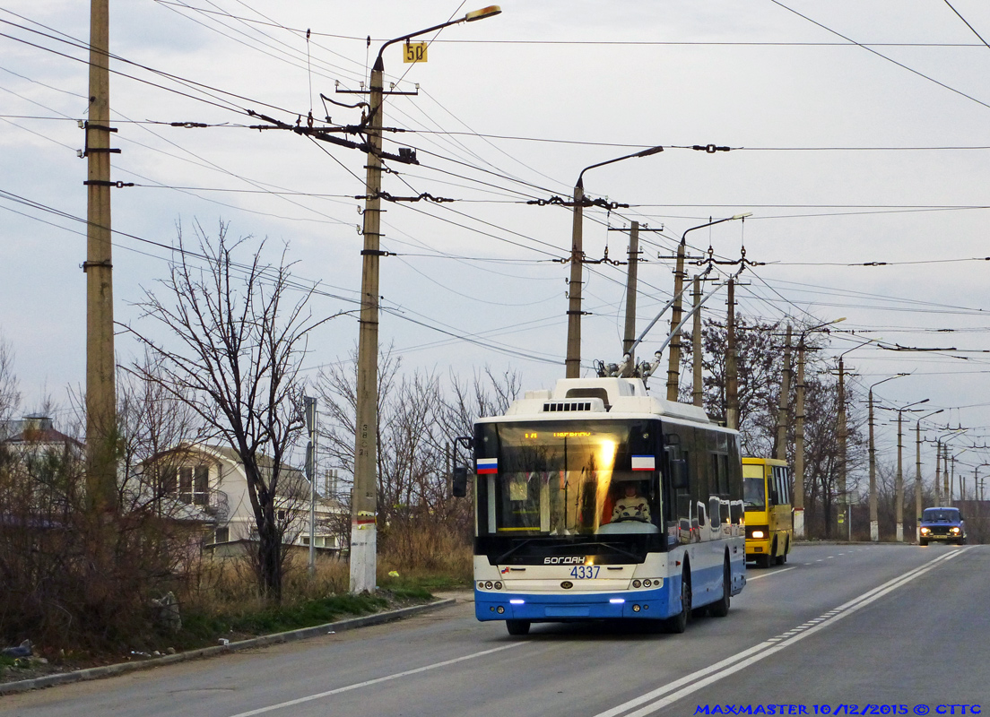 Крымский троллейбус, Богдан Т70110 № 4337