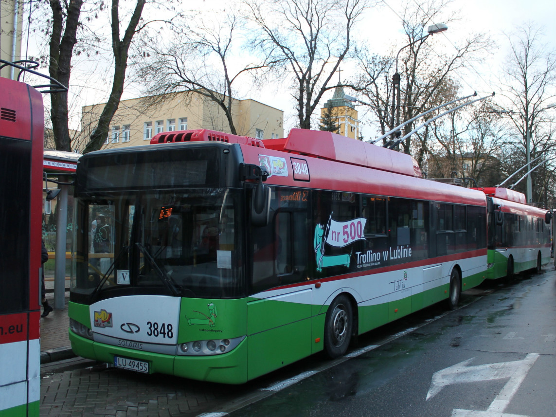 Lublin, Solaris Trollino III 12 Škoda Nr. 3848
