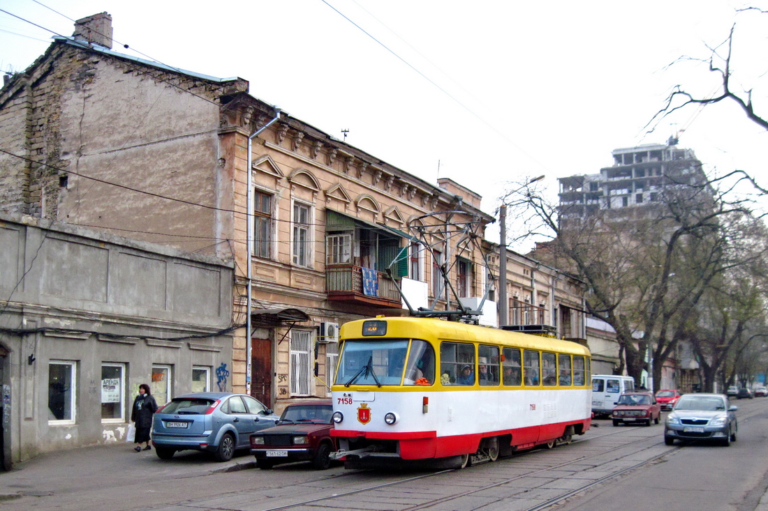 Одесса, Tatra T3A № 7158
